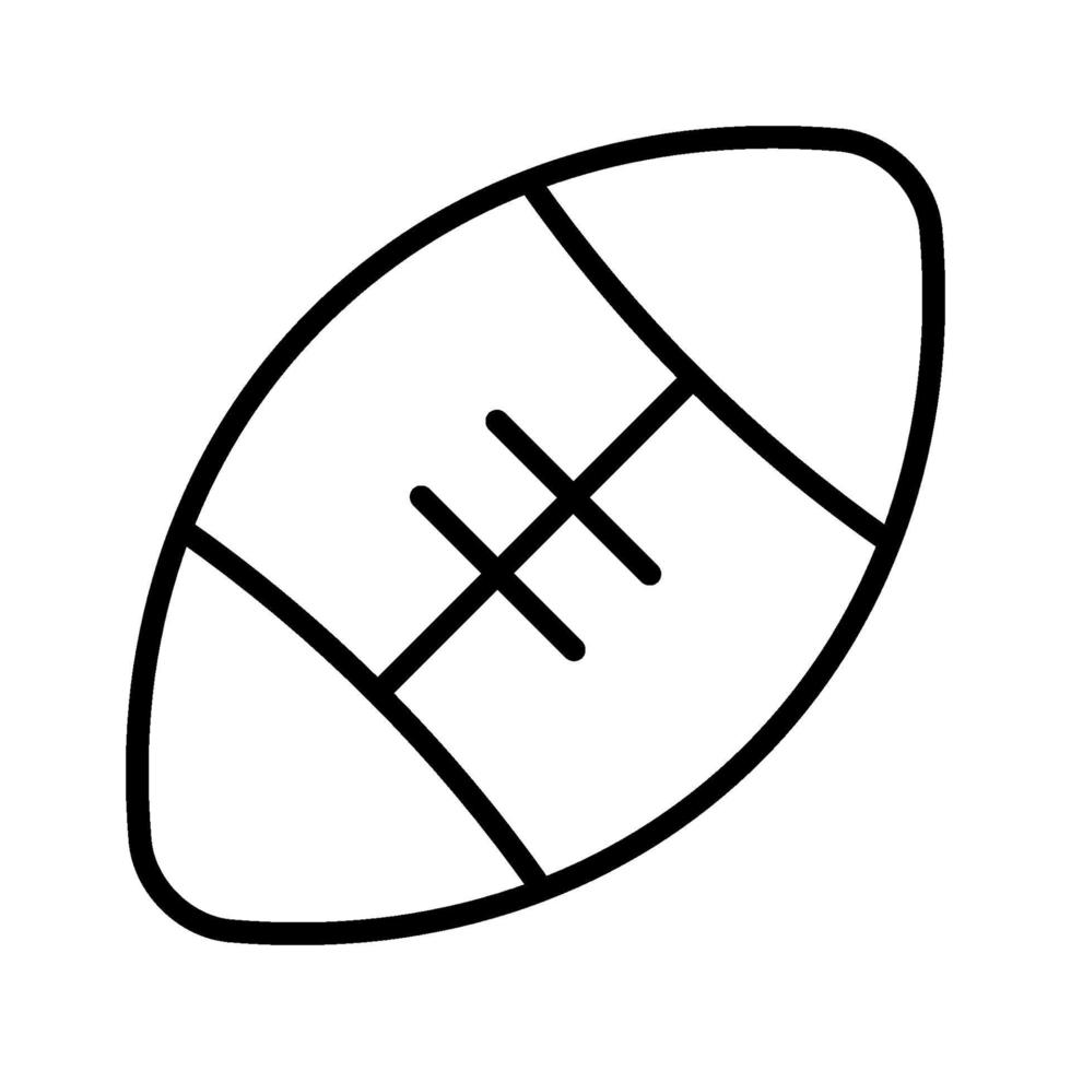 Rugby Vector Icon