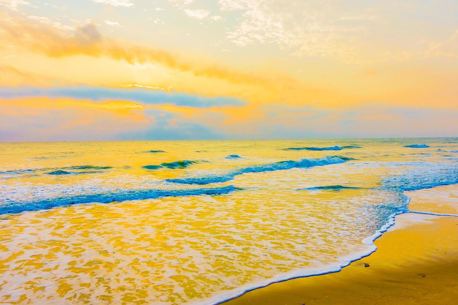 Vintage sea and beach photo