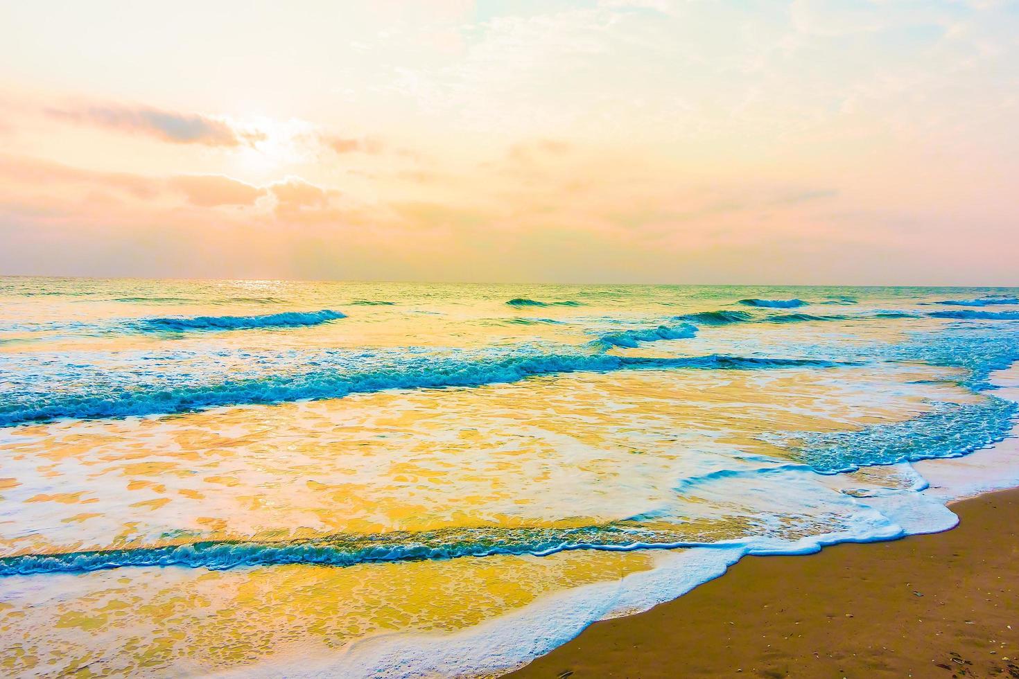 Vintage sea and beach photo