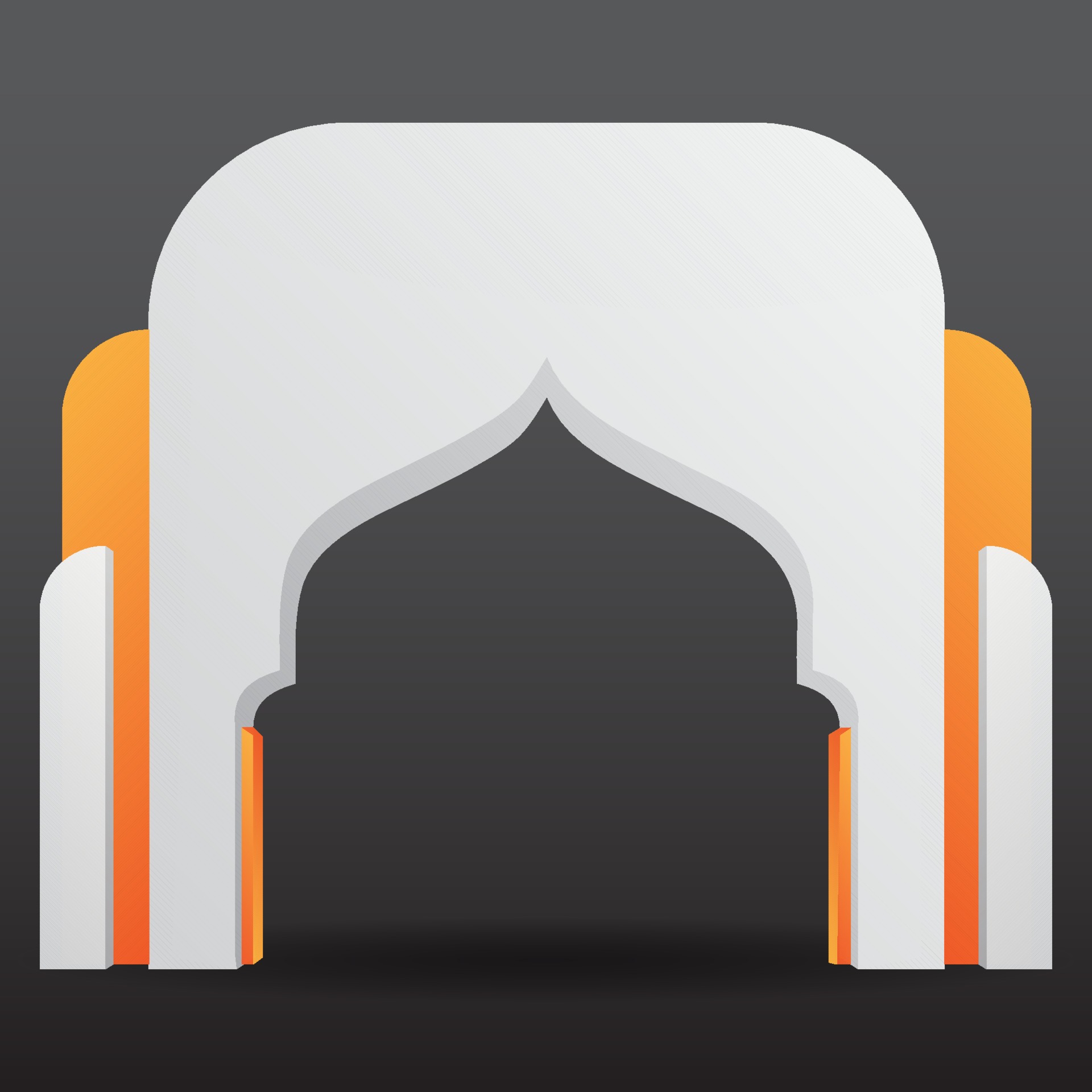 exhibition stand Gate entrance vector with for mock up event