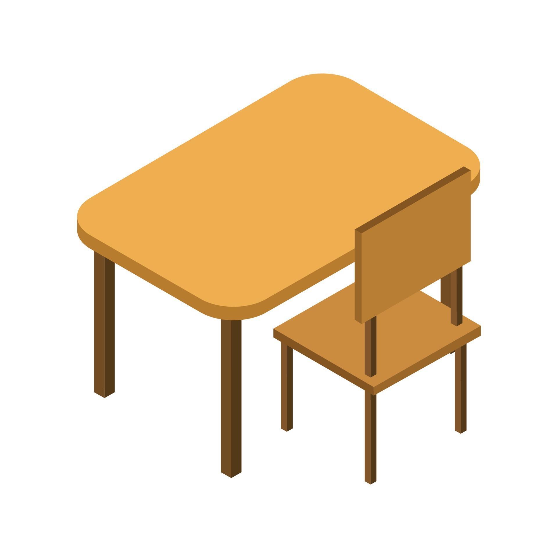 School Desk Icon On White Background 2239172 Download Free Vectors