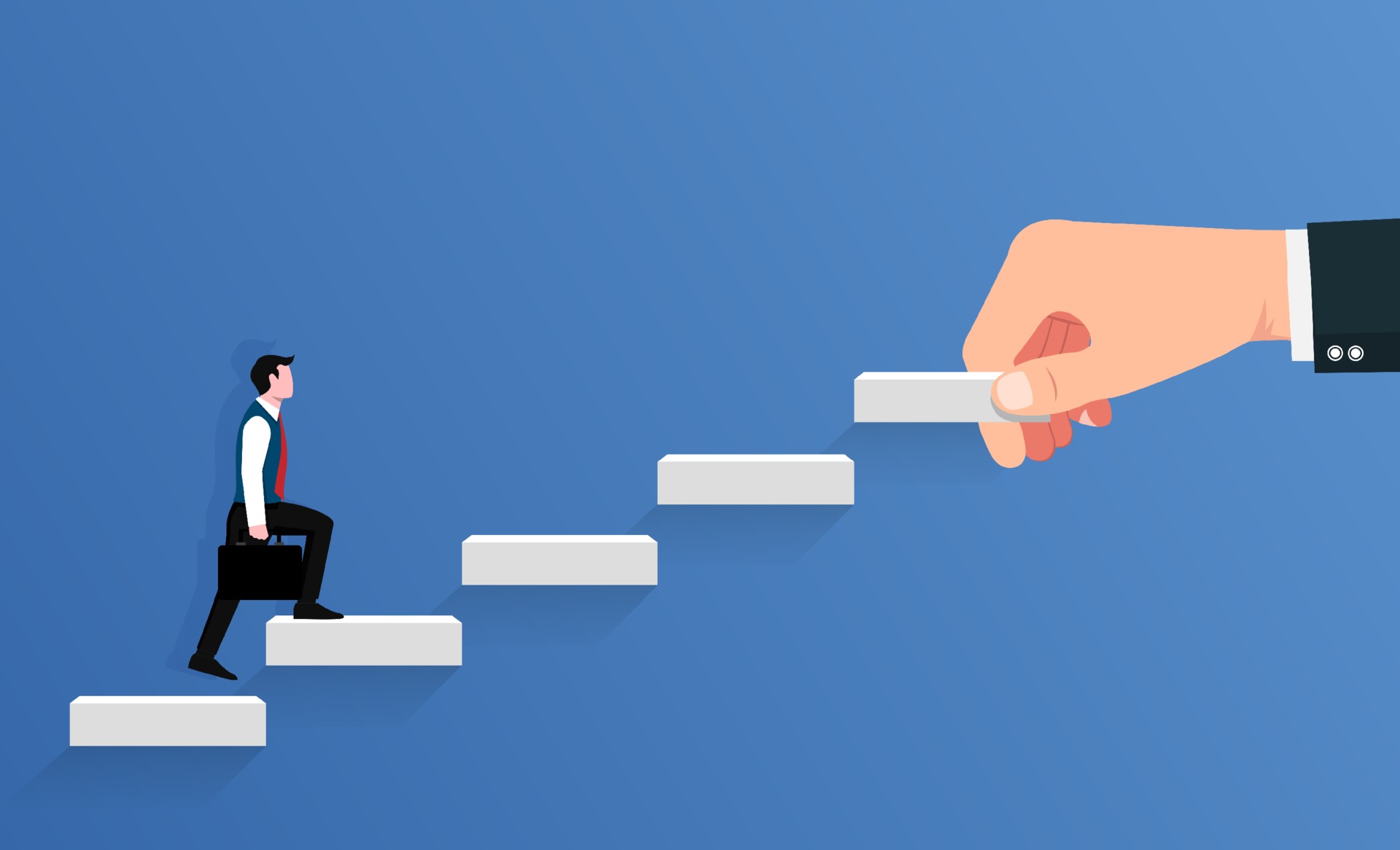 Big Hand Supports Career Development Symbol Career Growth Concept Vector Illustration 2239948 Vector Art At Vecteezy<script async src=