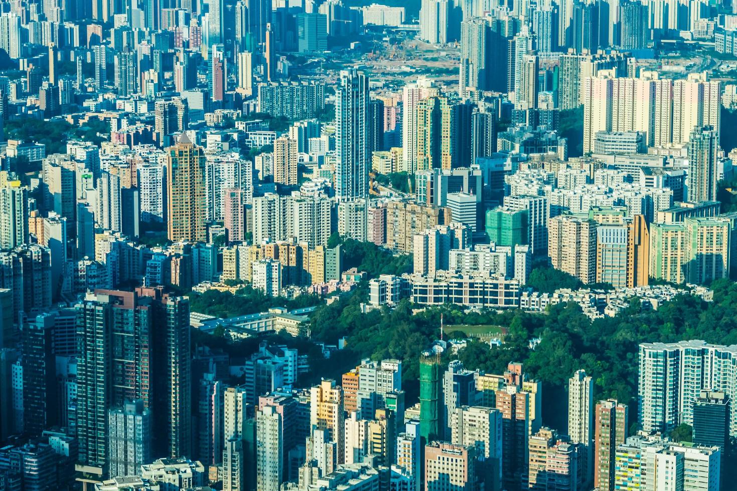 Buildings of Hong Kong, China photo