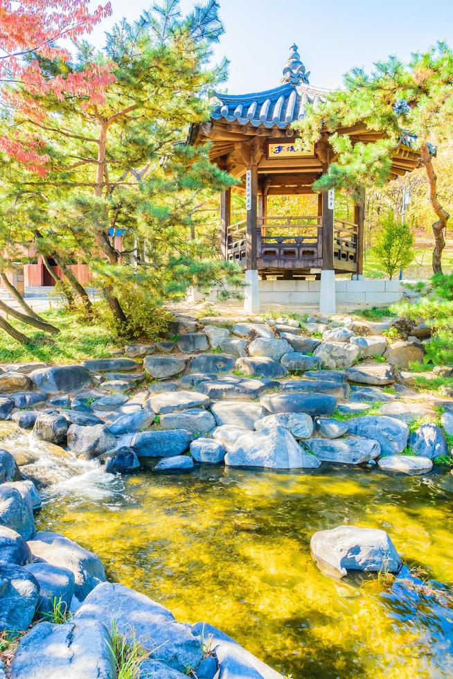 Namsangol hanok village en Seúl, Corea del Sur foto