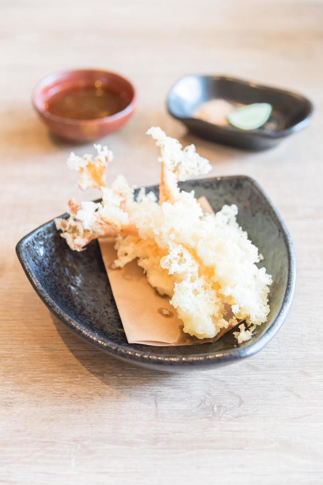 Deep fried shrimp tempura photo