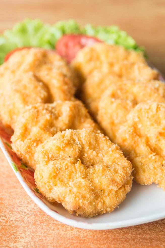 Deep fried shrimp cake photo