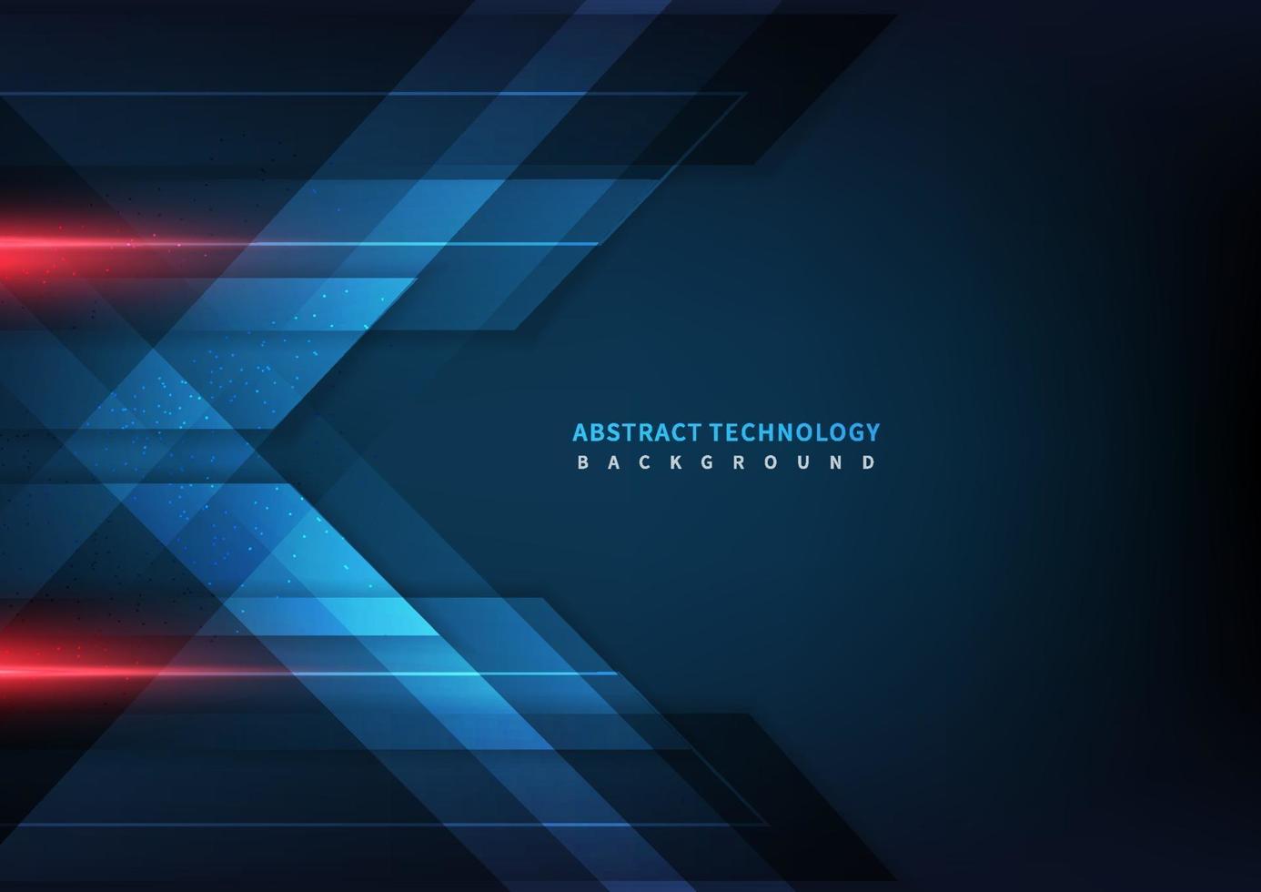 Abstract technology geometric overlapping hi speed line movement design background with copy space for text. vector