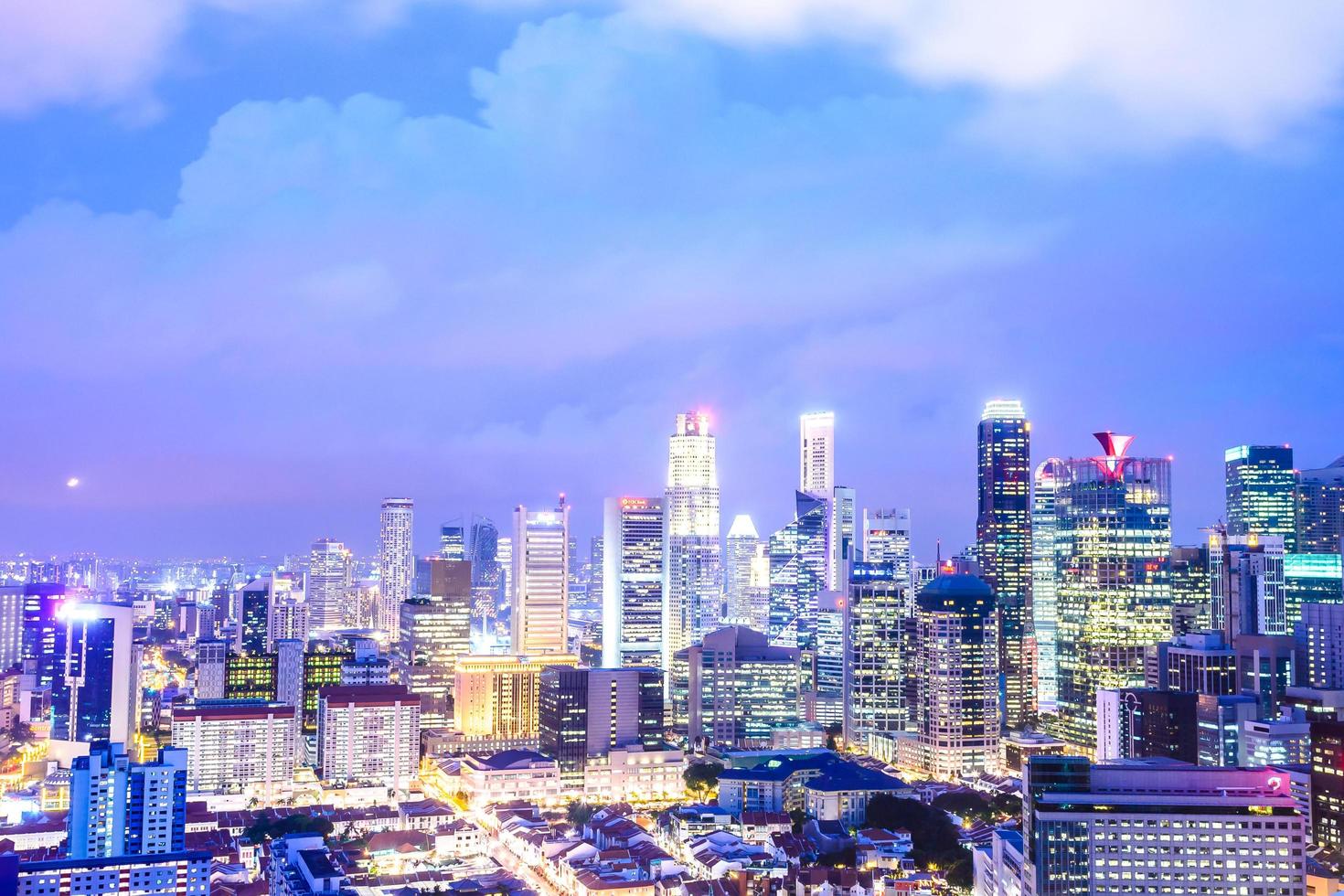 Singapore city skyline photo