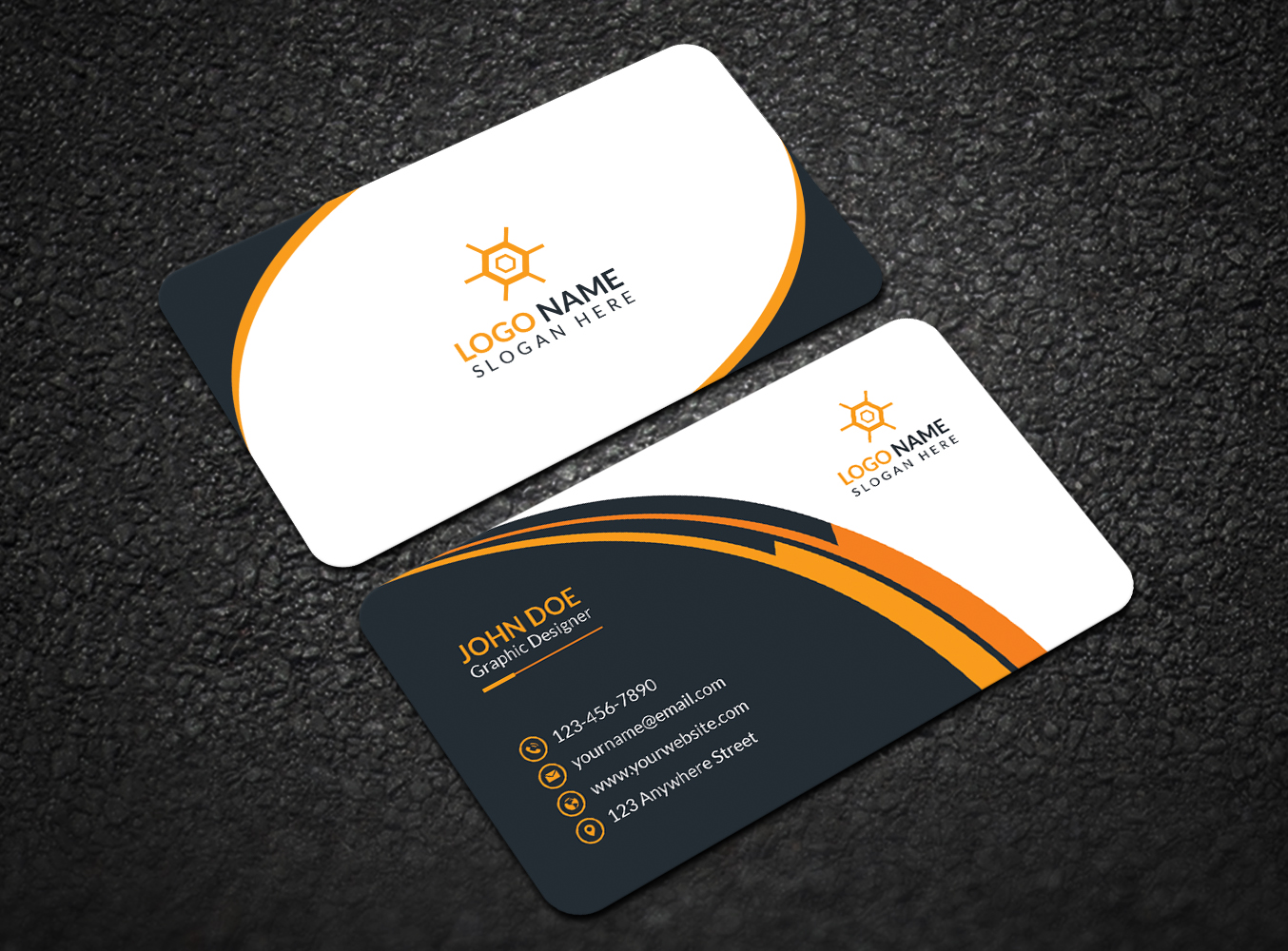 Simple Business Card : Freepiker Simple Business Card / Designcap is ready to help.