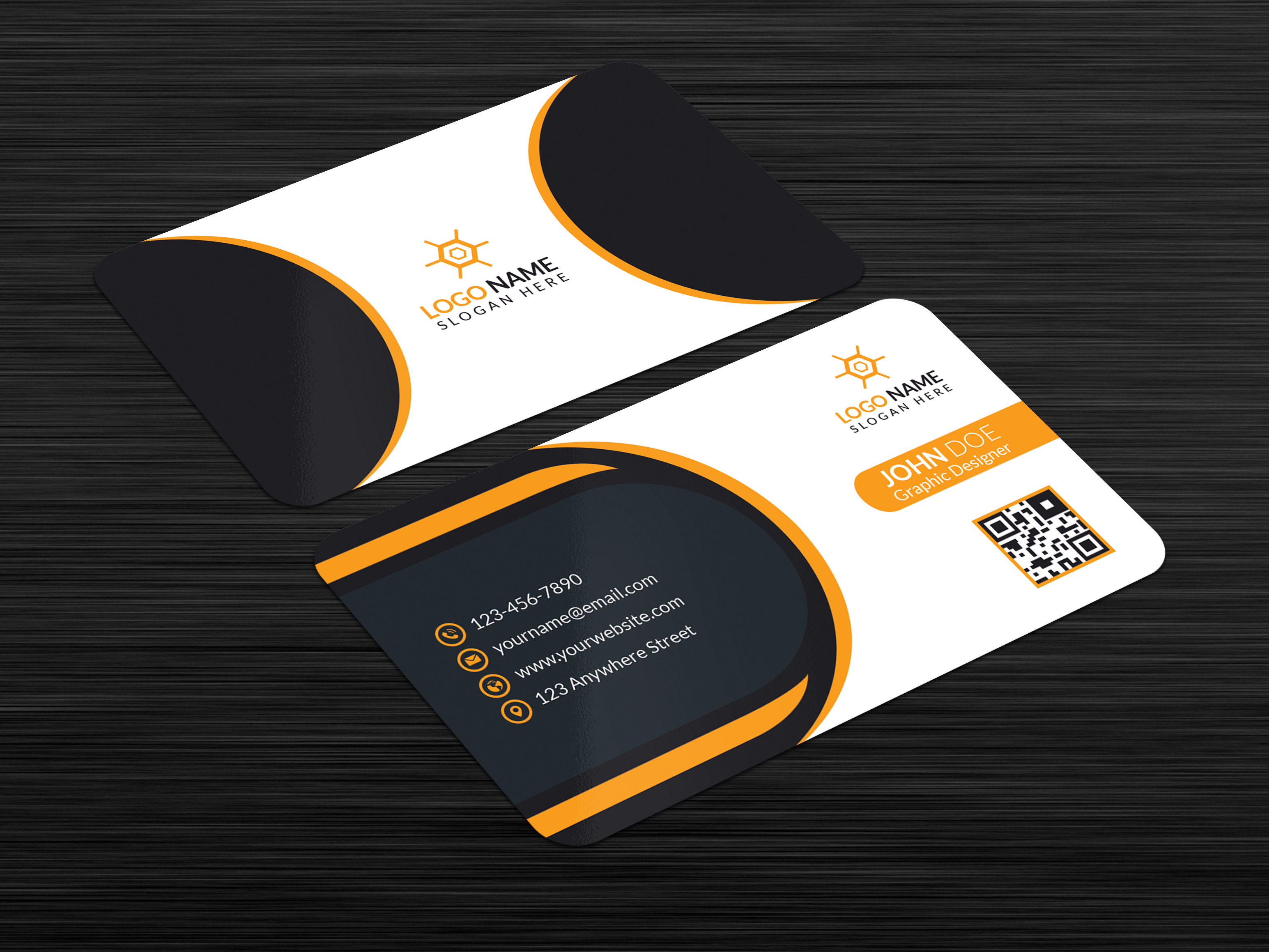 Creative Business Card Design Template With Vector Format 2241828
