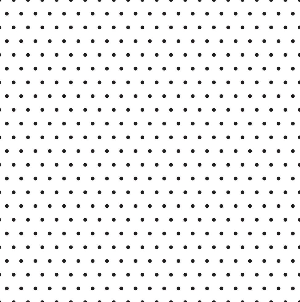 black and white polka dot pattern background vector illustrator