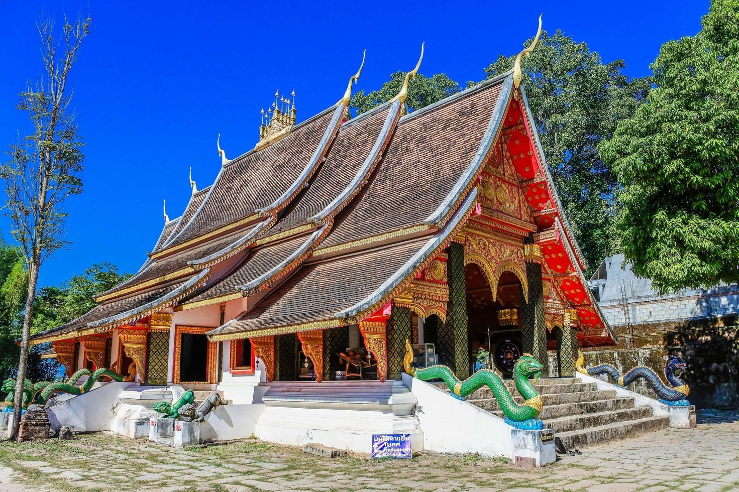 provincia de loei, tailandia 2018- wat tha khak en chiang khan foto