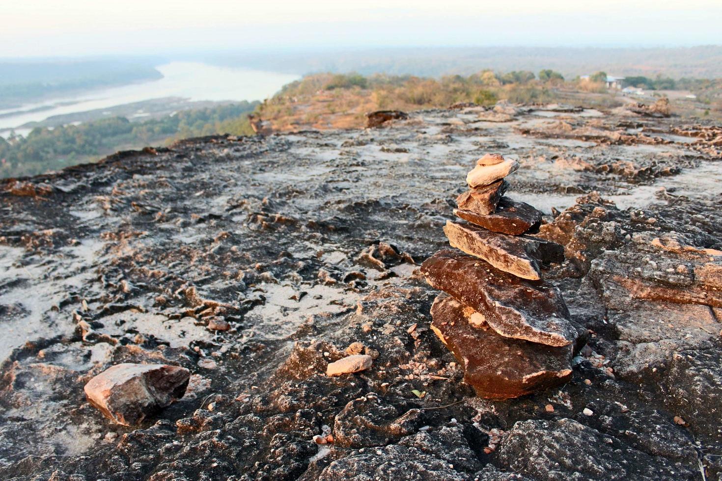 Pha Taem National Park in Ubon Ratchathani, Thailand photo