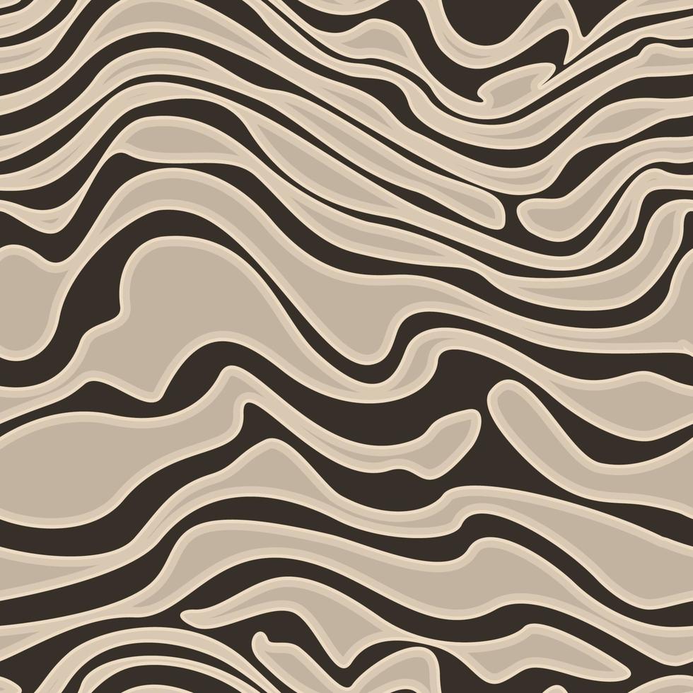 Vector seamless pattern and horizontal smooth lines with stroke.