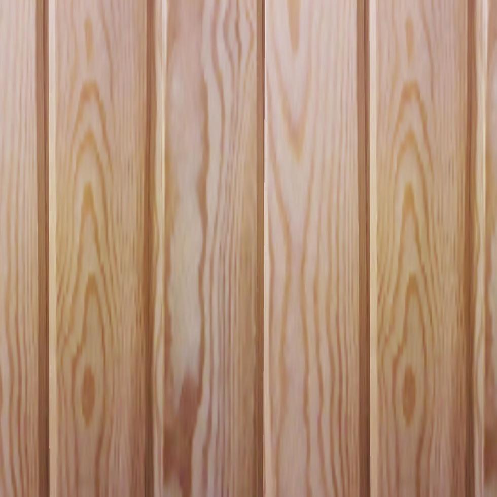 tablones de madera de vector en estilo realista. Revestimiento ecológico para saunas y baños de vapor.