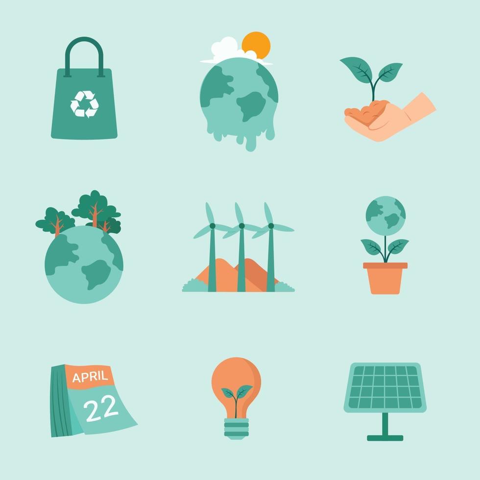 Earth Day Icon vector