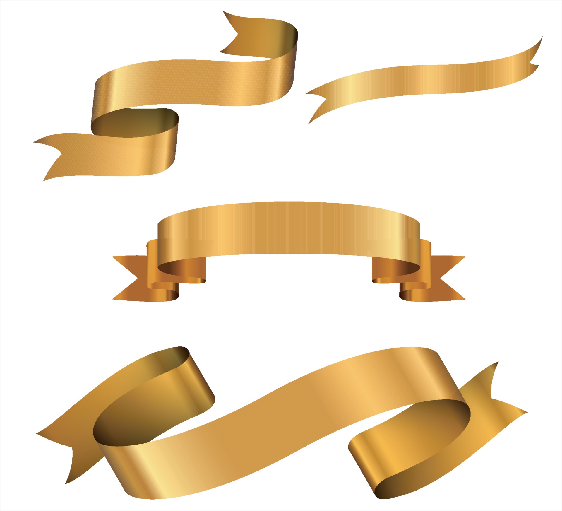 Banner Gold Clipart Png Image Gold Ribbon Vector Transparent Png The Best Porn Website