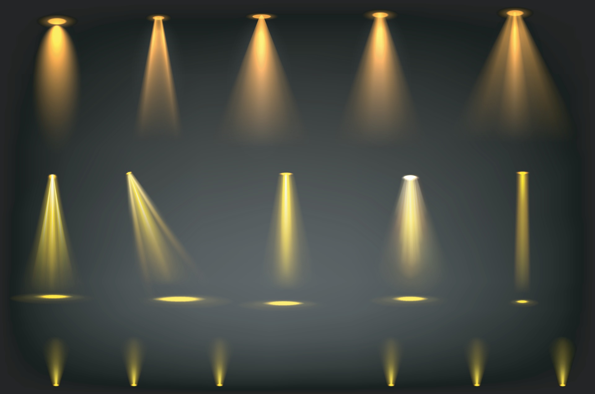 Yellow Spotlight Vector Art, Icons, and Graphics for Free Download