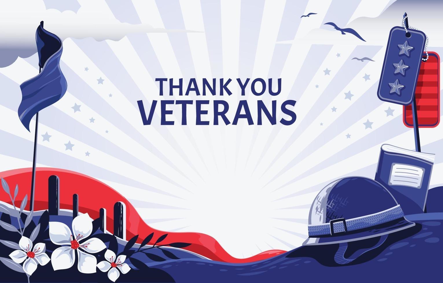 Happy Memorial Day Background vector