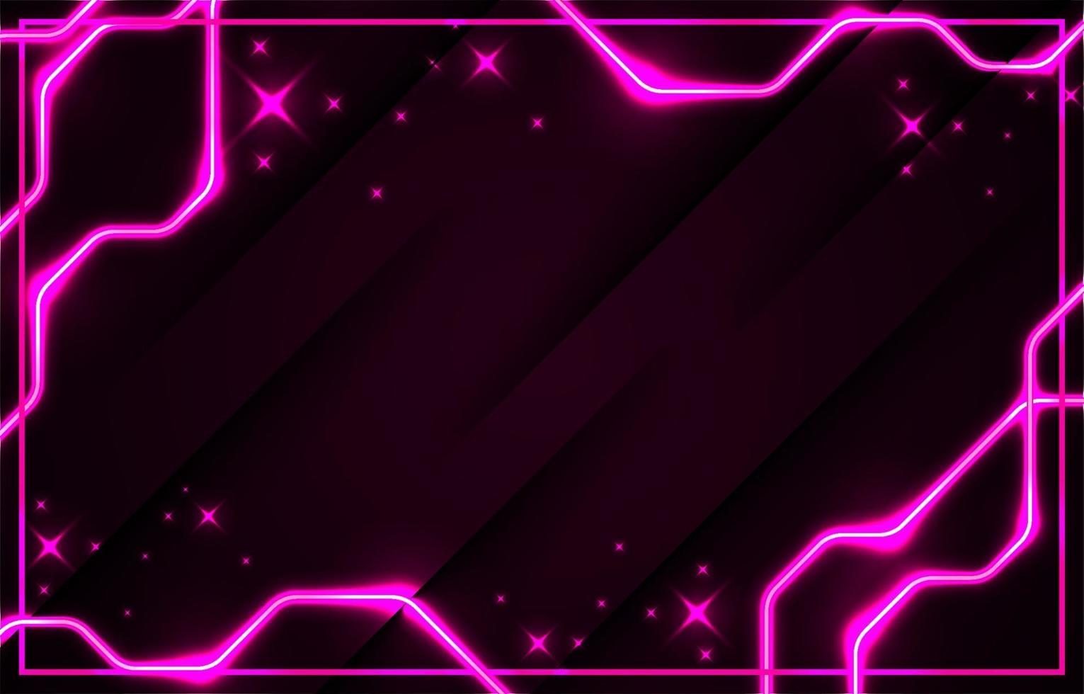 Modern Realistic Pink Neon Background vector