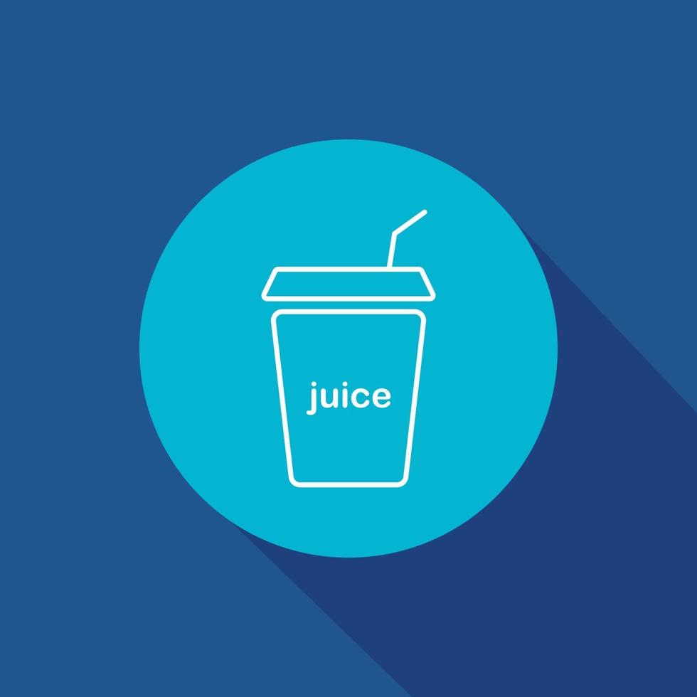 símbolo de icono de vector de jugo para sitio web y aplicación móvil