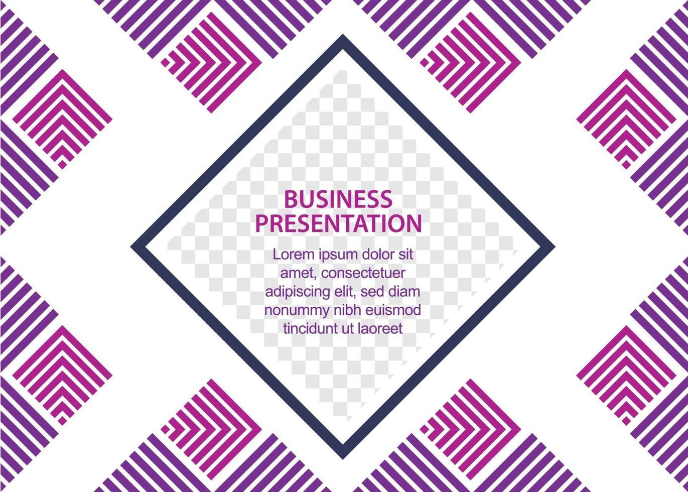 business presentation design template. perfect for brochures, marketing promotion, infographics etc vector