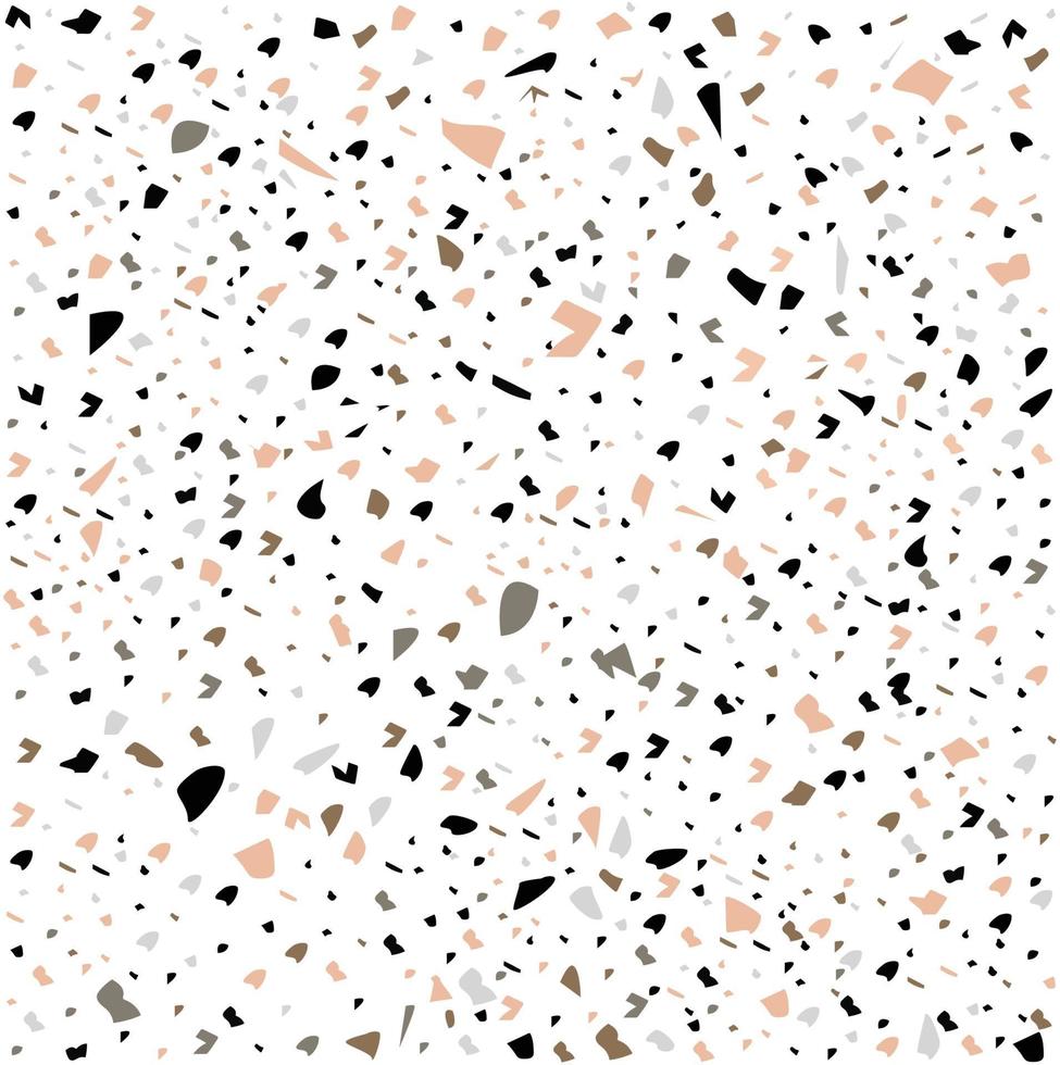 Terrazzo floor granito stone background vector