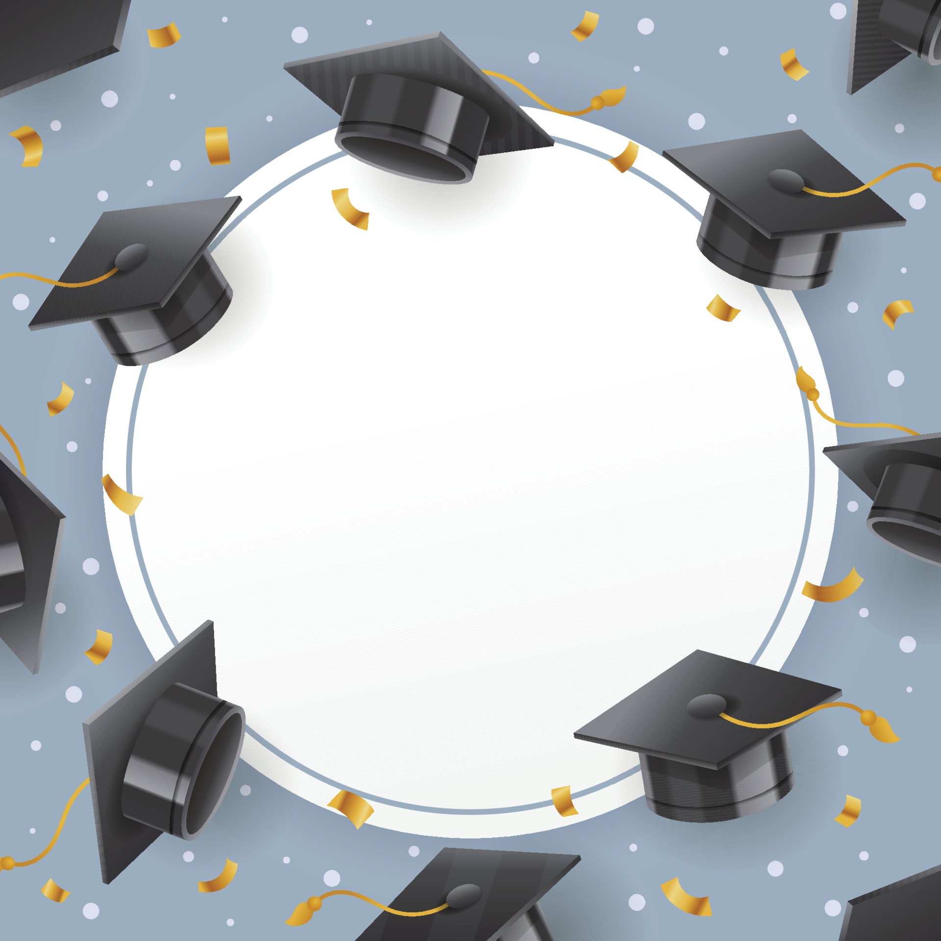 Graduation Hat Template Background 2245421 Vector Art at Vecteezy