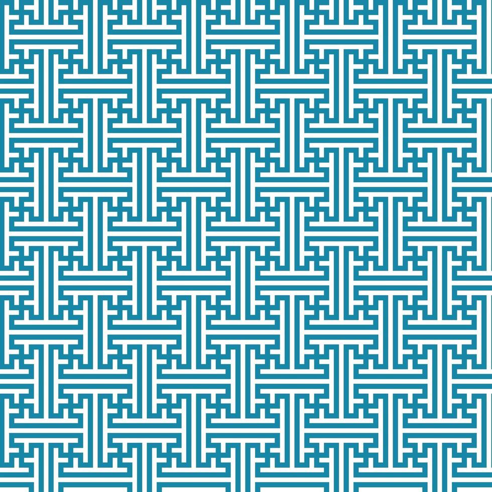 Seamless oriental pattern. Repeated interlocking keys background. vector