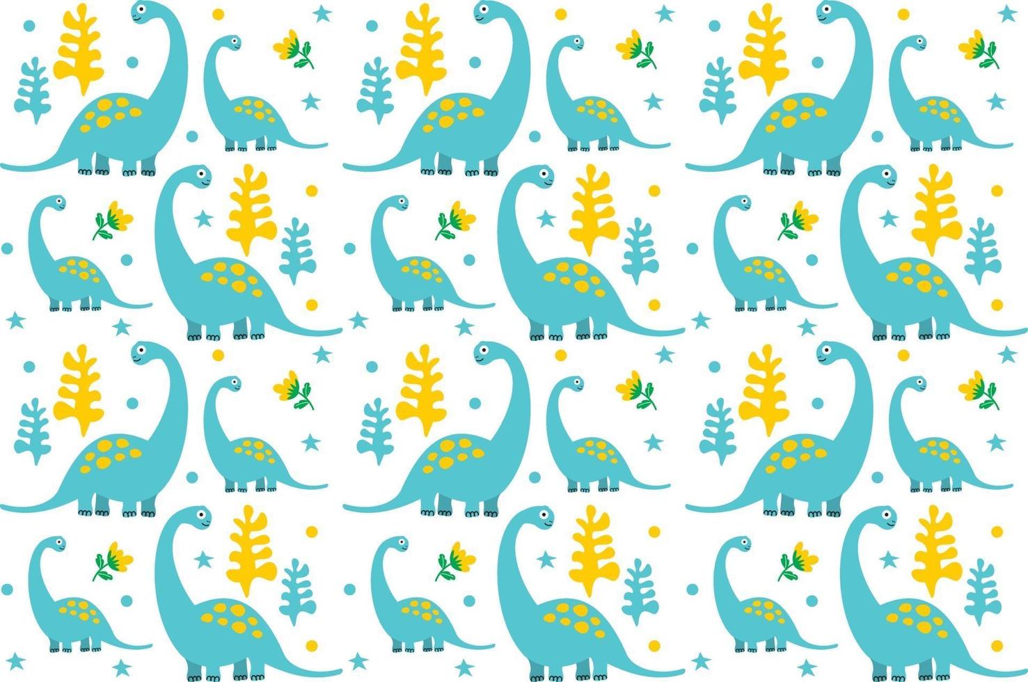 Cartoon cute dinosaurs vector. Eps 10 vector