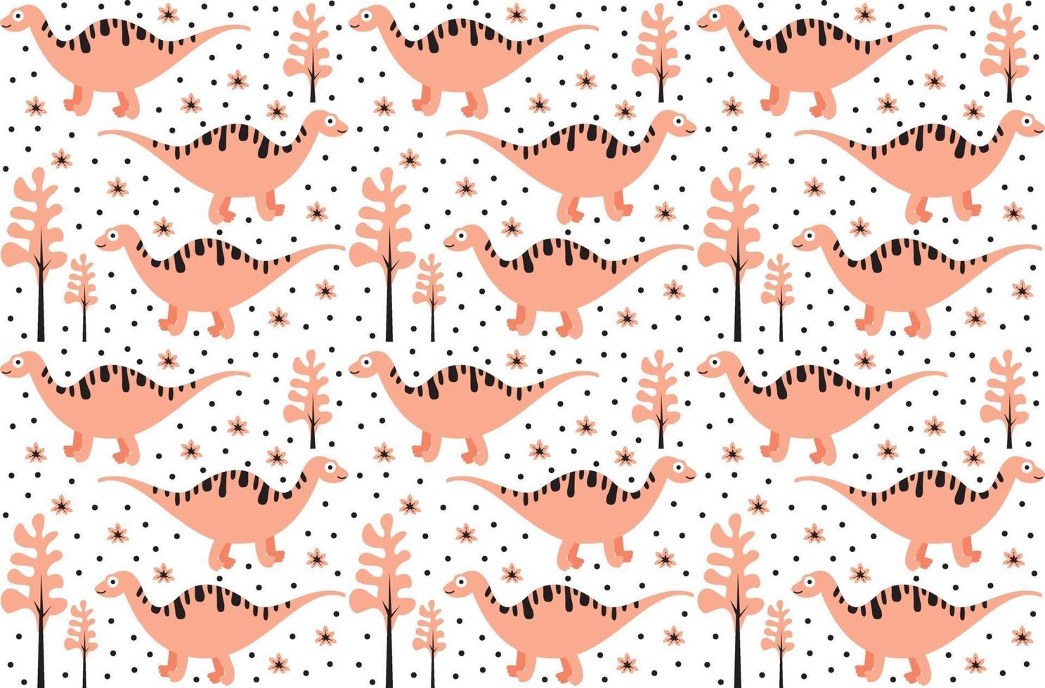 Cartoon cute dinosaurs vector. Eps 10 vector