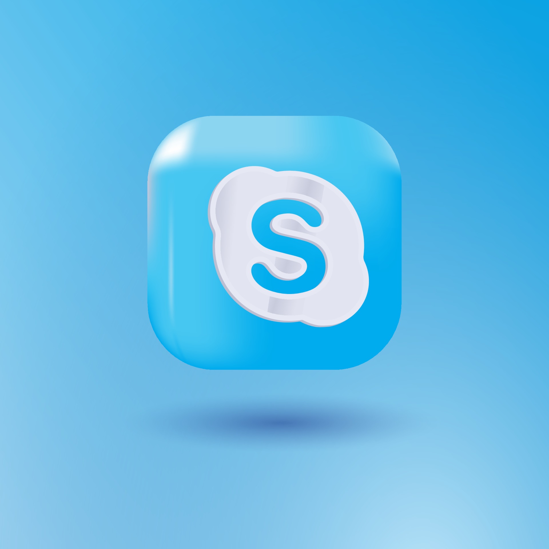 Skype 3d icon 2246608 Vector Art at Vecteezy
