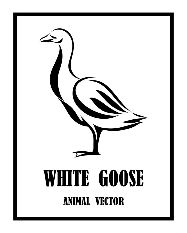 goose eps 10 vector