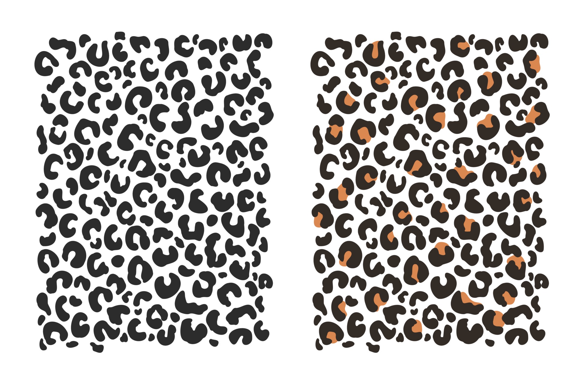 Leopard background pattern Leopard animal skin isolated on white background  2247233 Vector Art at Vecteezy