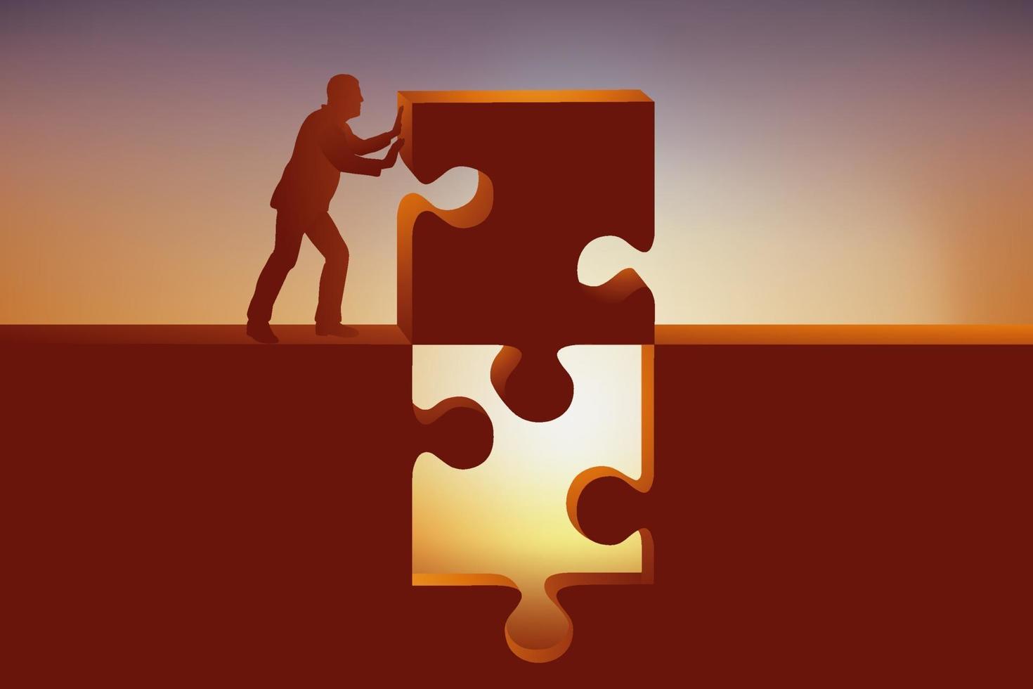 A Puzzle Piece Gives the Solution vector