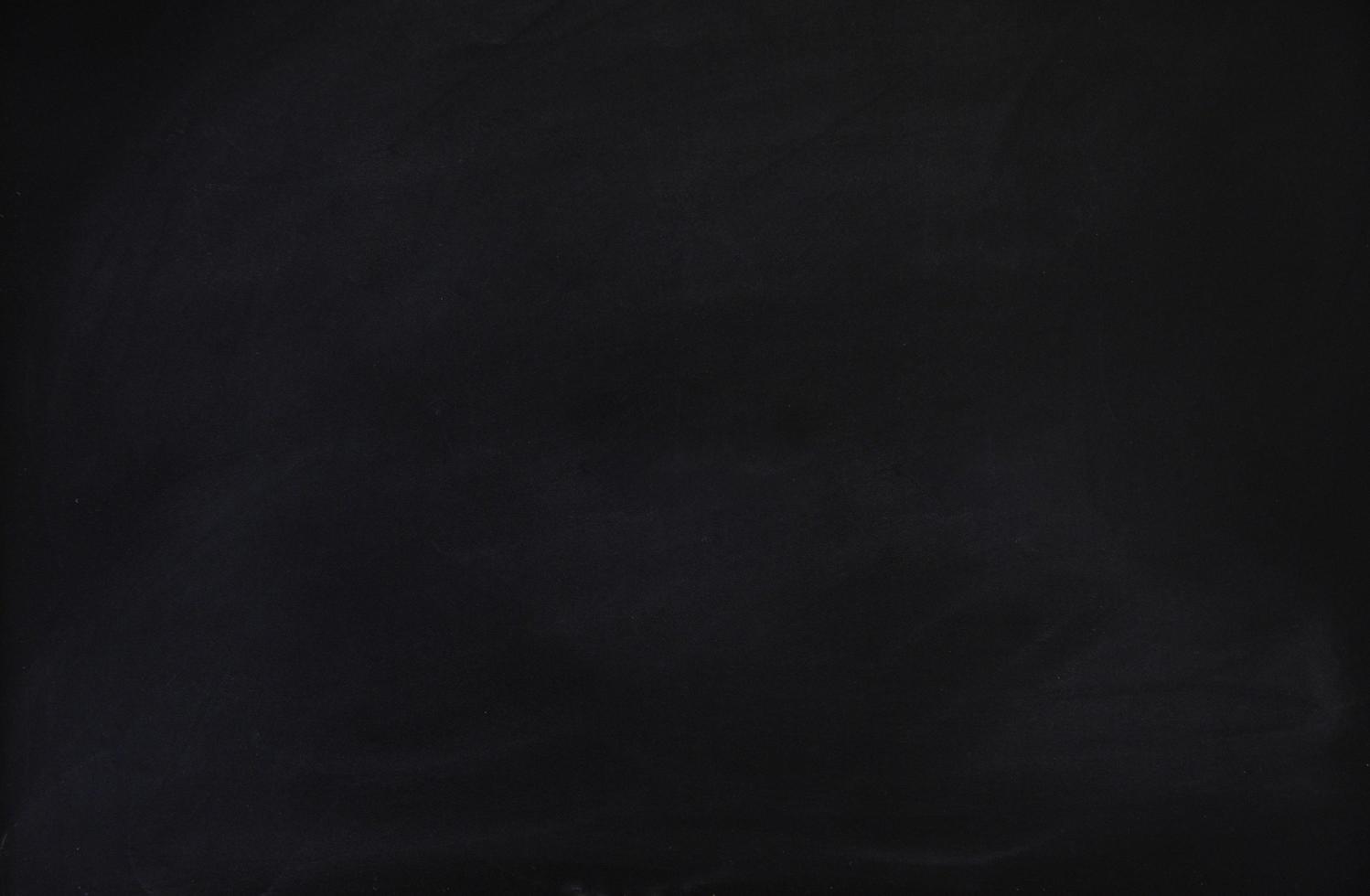 Empty clean black chalkboard background. photo