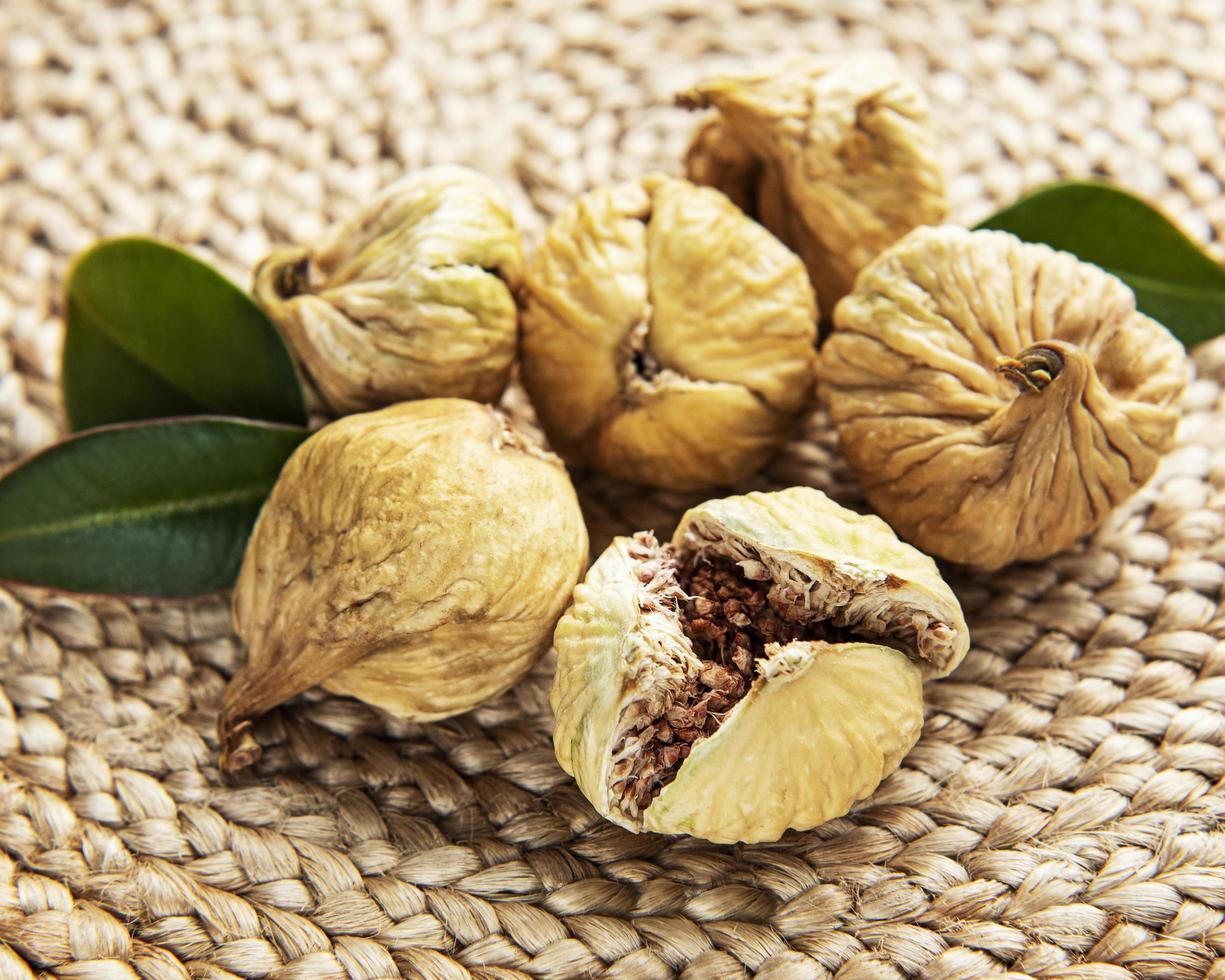 Tasty dried figs photo