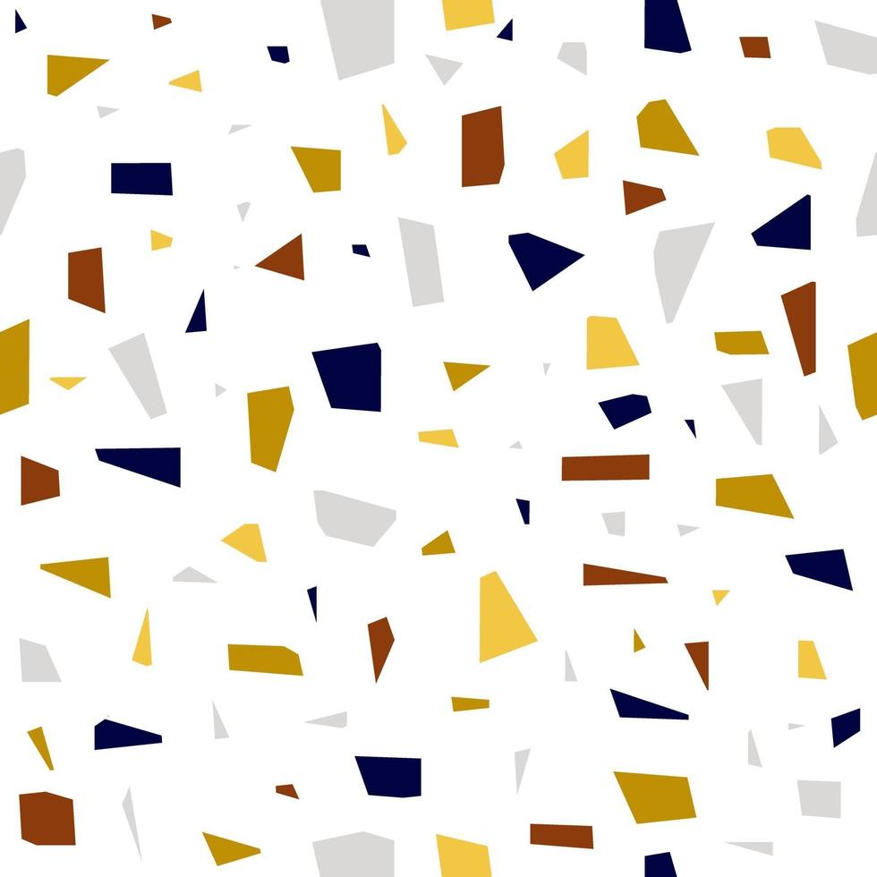 Modern terrazzo seamless pattern. Terrazzo background. vector
