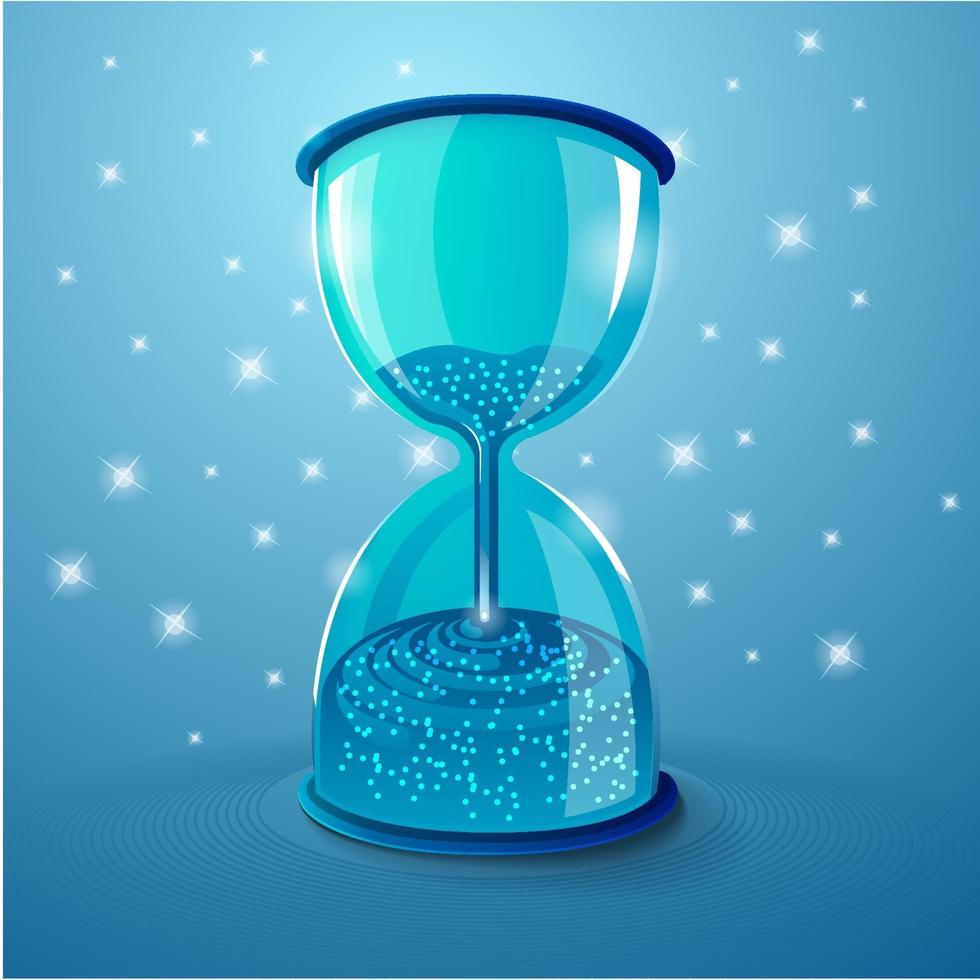 sandglass vector illustration