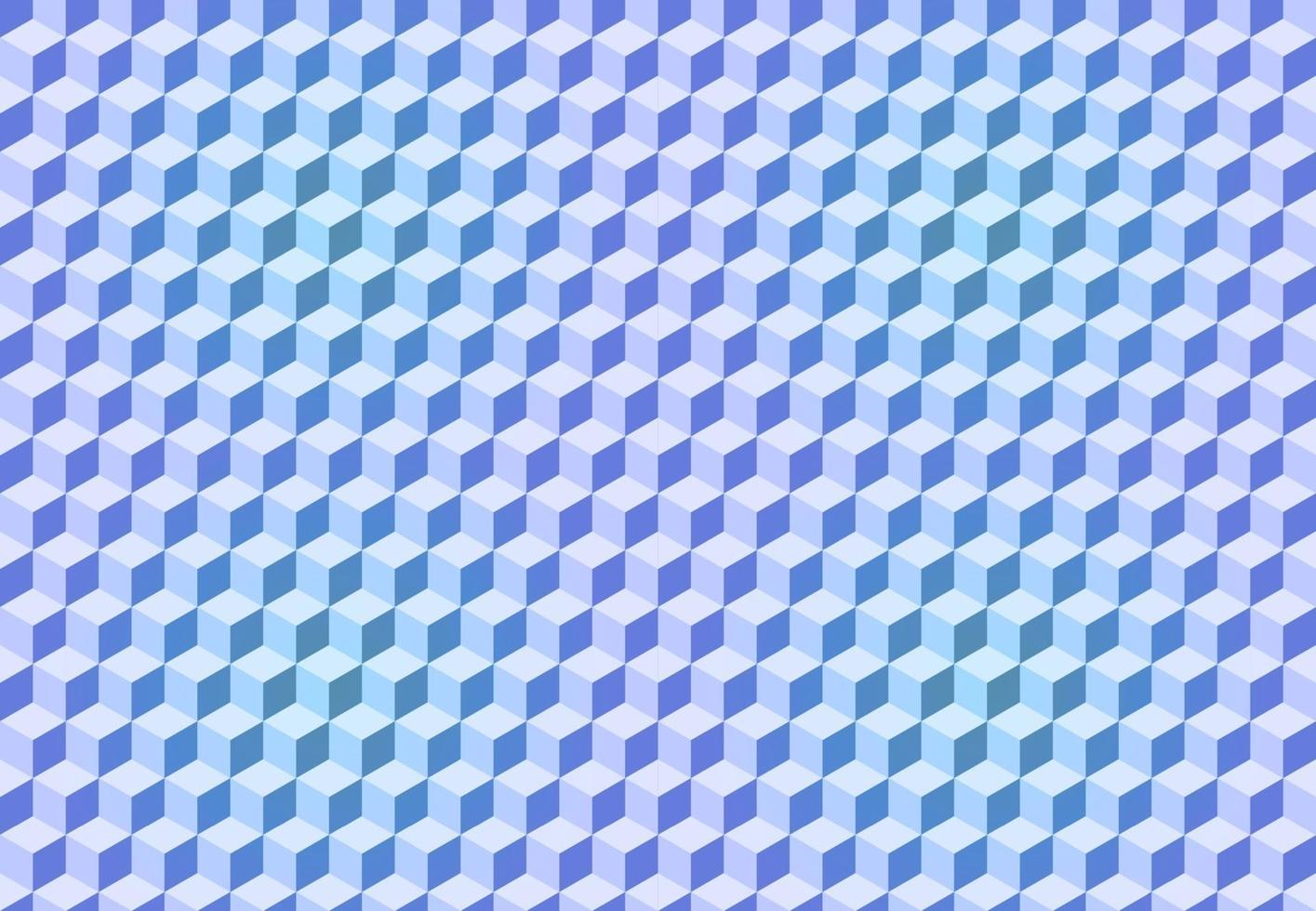 Seamless pattern vector cube art, abstract illustration