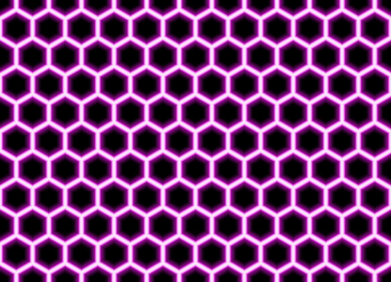 Abstract geometric pink hexagon seamless pattern background vector