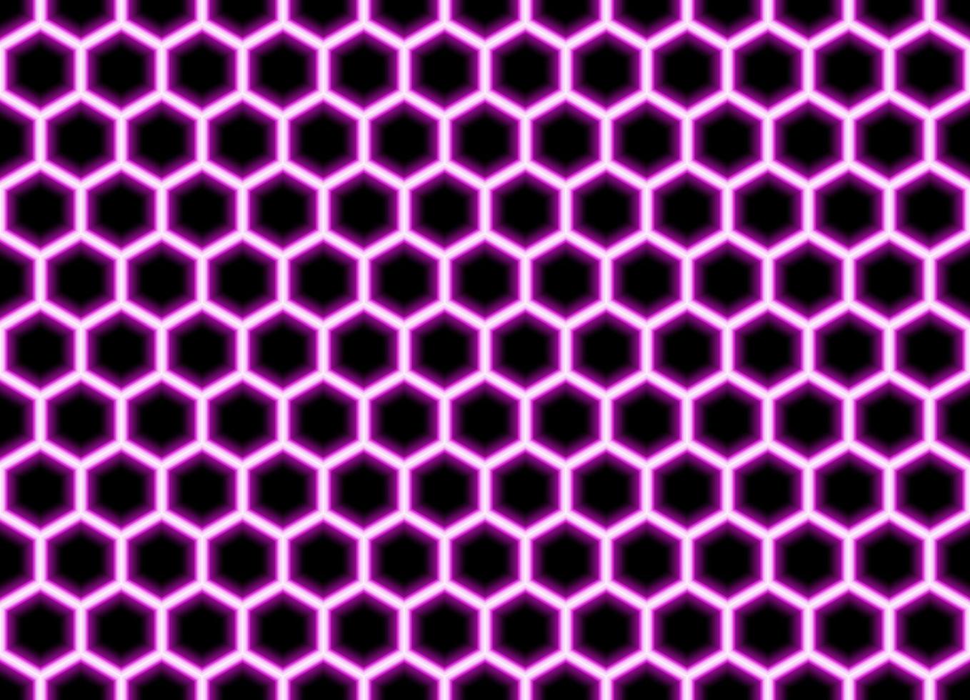 Abstract geometric pink hexagon seamless pattern background vector