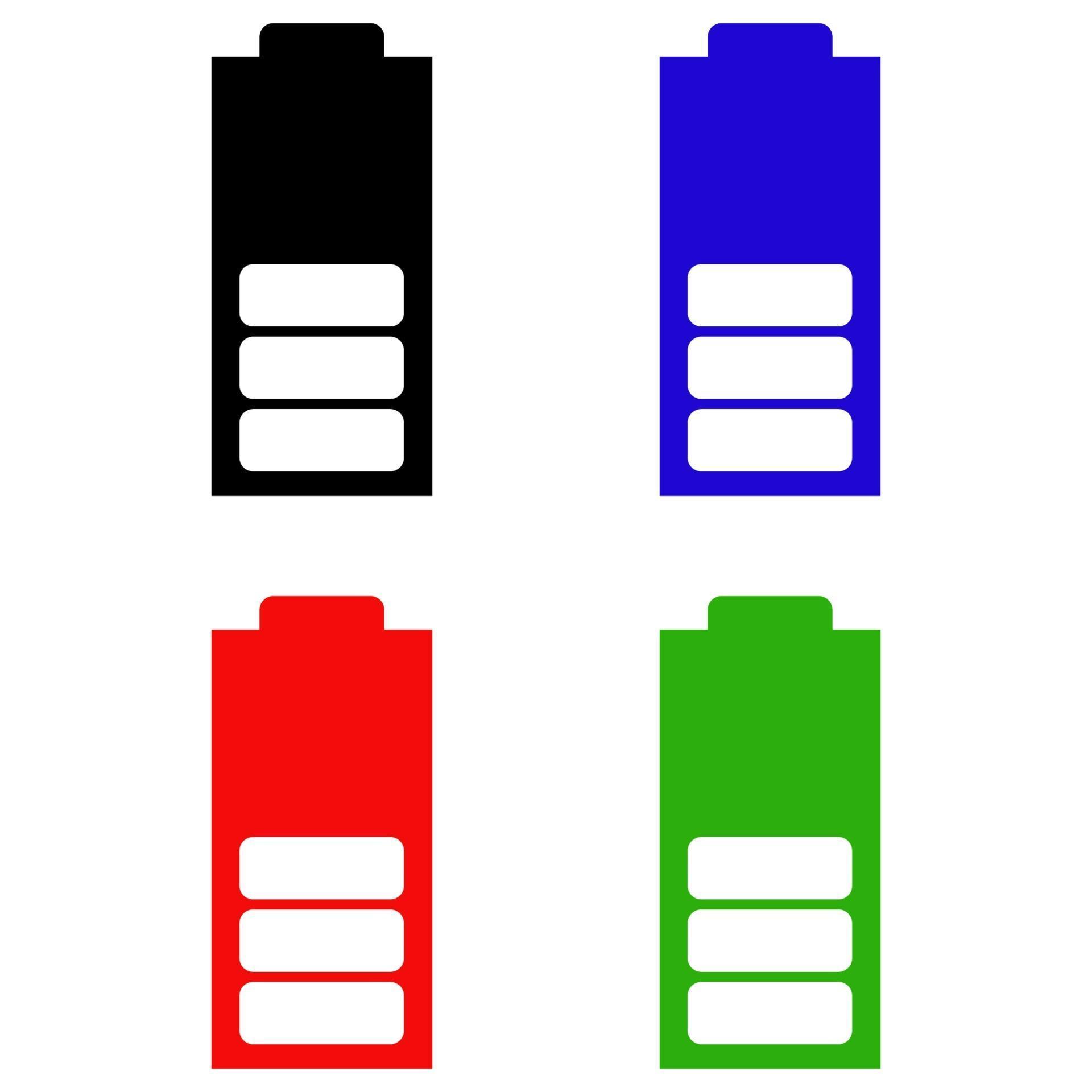 Low Battery Icon On White Background 2249011 Vector Art at Vecteezy