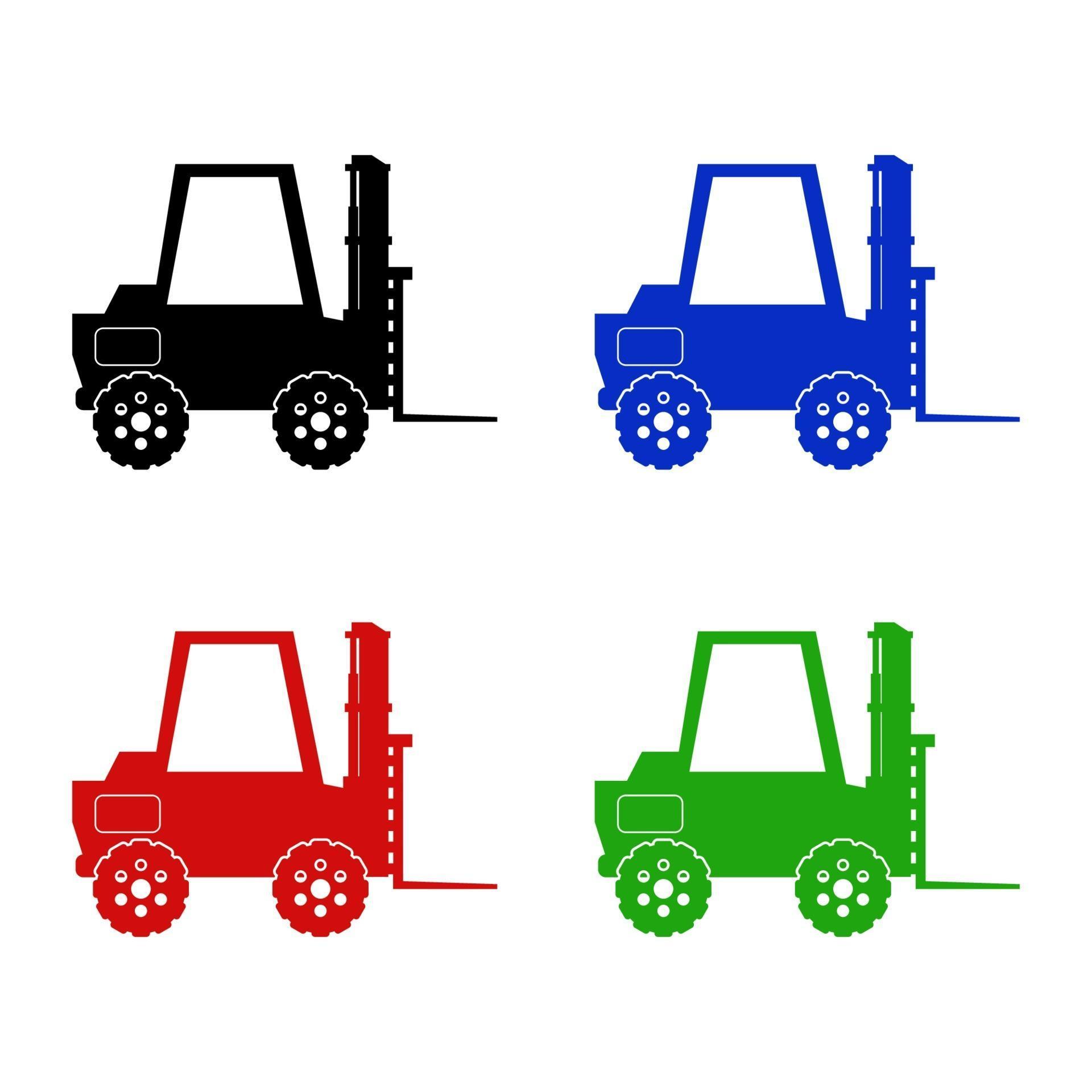 Forklift Icon On Background 2249136 Vector Art at Vecteezy
