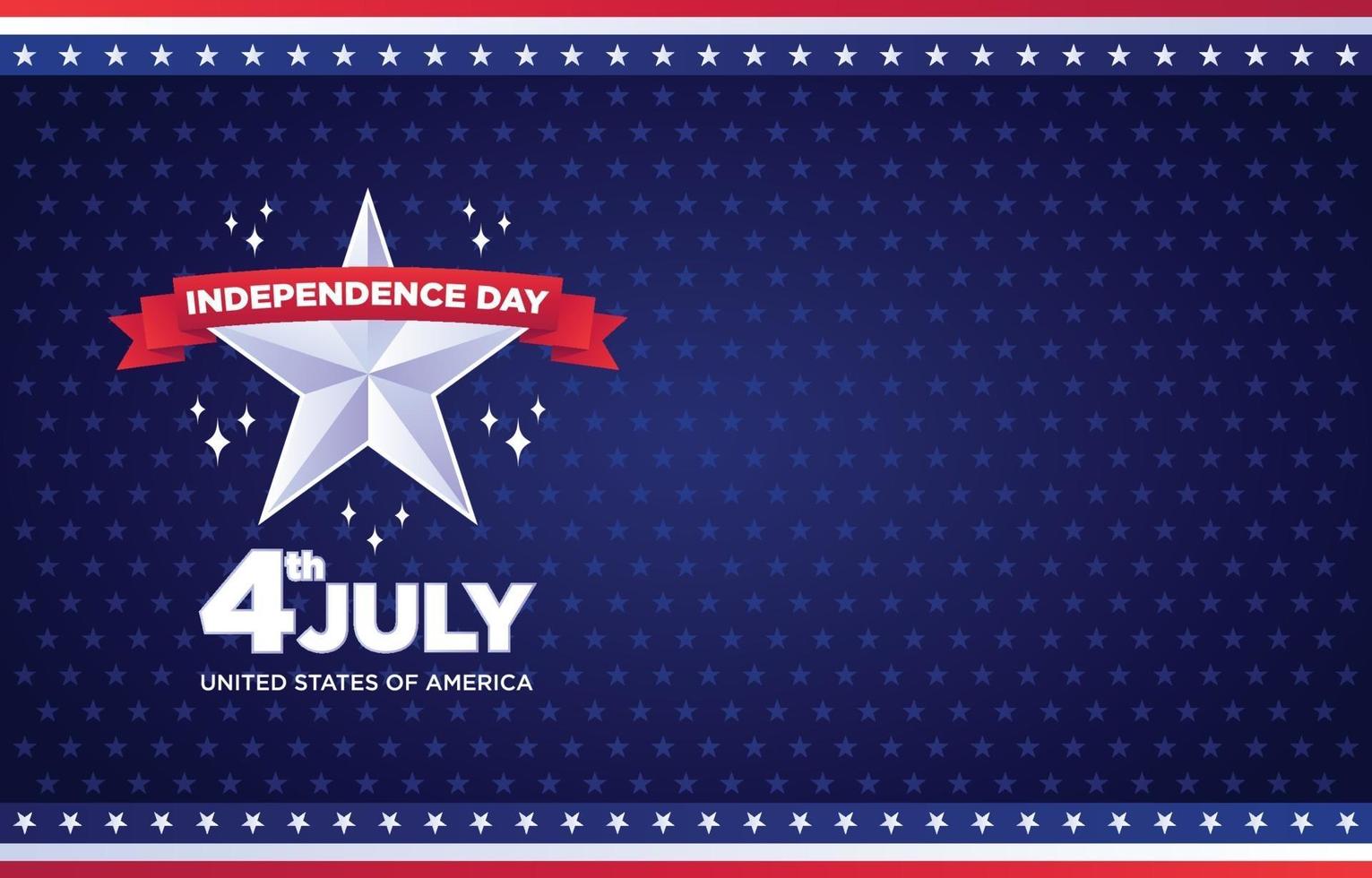 USA Independence Day Background vector