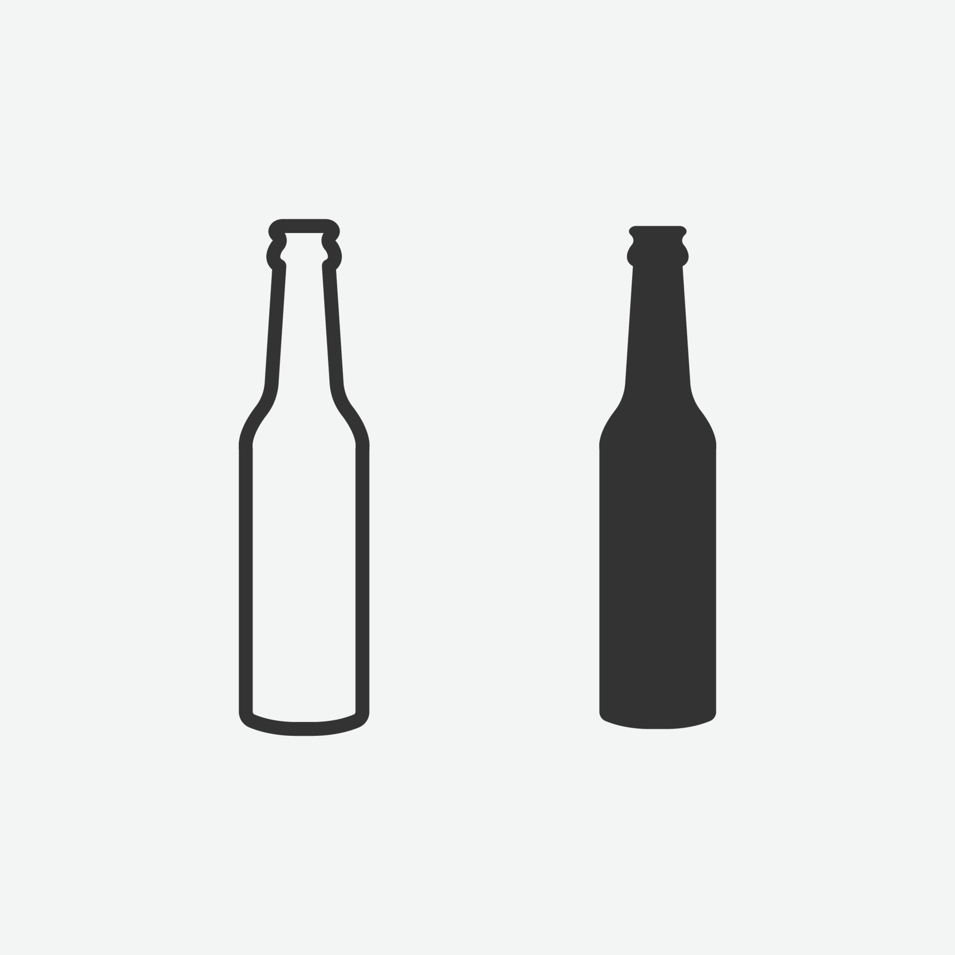 Beer Bottle Outline Vector Art, Icons, and Graphics for Free Download