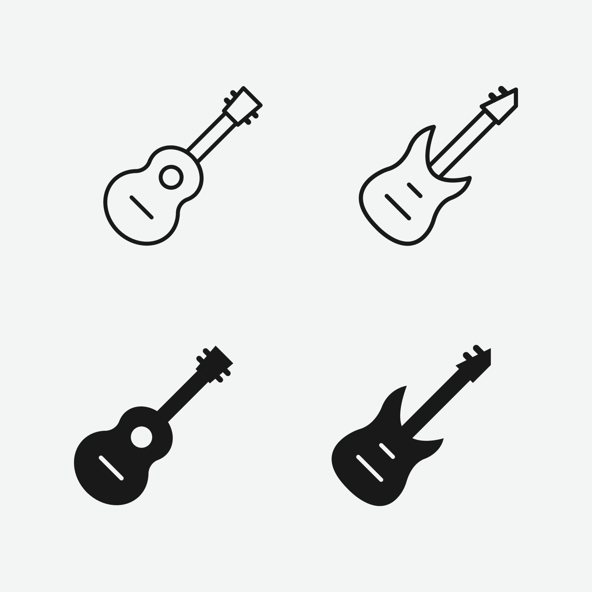 Guitar Icon Vector Art, Icons, and Graphics for Free Download