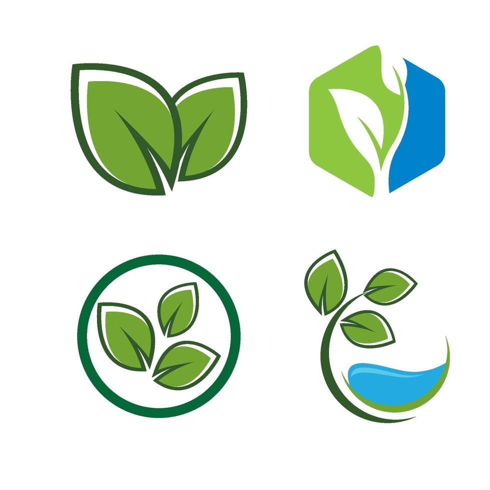 Ecology logo images illustration vector