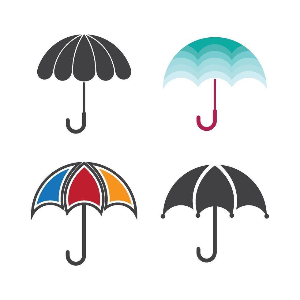 Umbrella logo images illustration vector