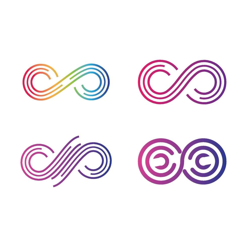 Infinity logo images vector